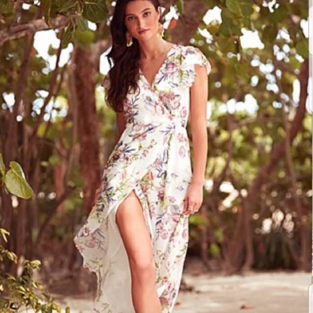 Sweet pea floral dress